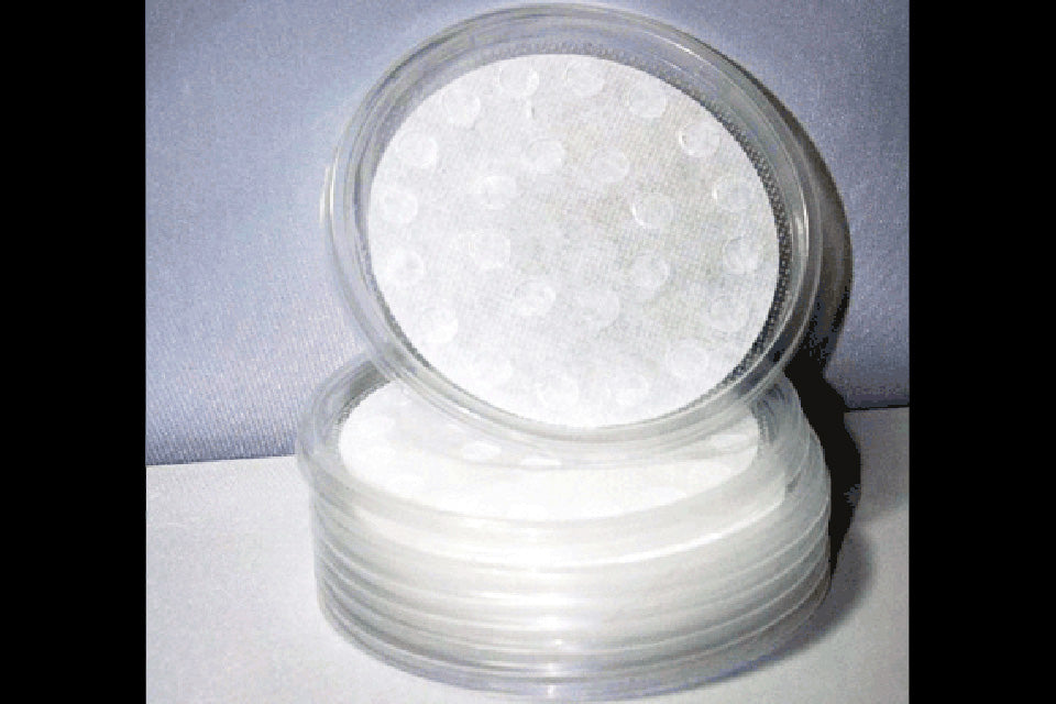 Polyfabric lid for 32oz Fruit Fly Culture Container - Bulk 50 lot